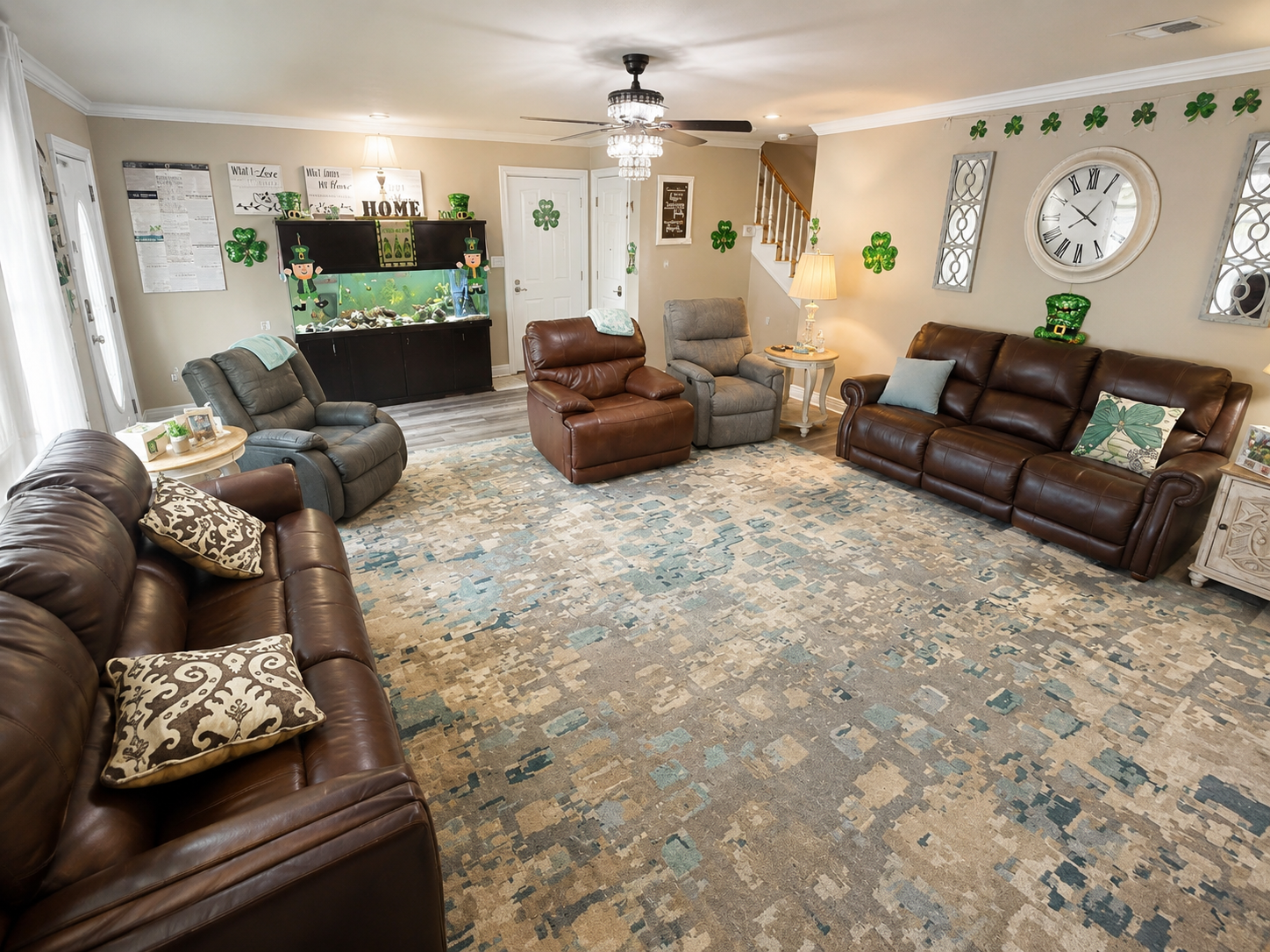 Spacious common area at Stonewood Senior Living